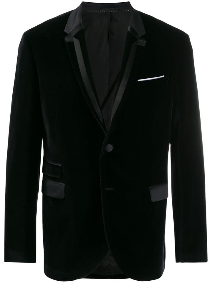 Neil Barrett Velvet Blazer - Black