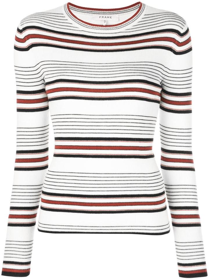 Frame Longsleeved Sweater - White