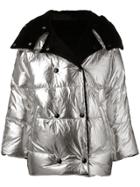 Yves Salomon Army Padded Jacket - Silver