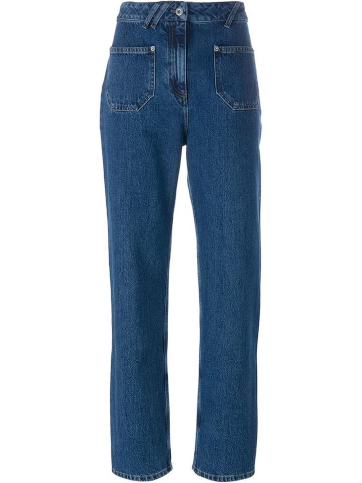 Courrèges 'p06' Jeans, Women's, Size: 40, Blue, Cotton