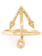 Natasha Zinko Mini Anchor Ring - Metallic