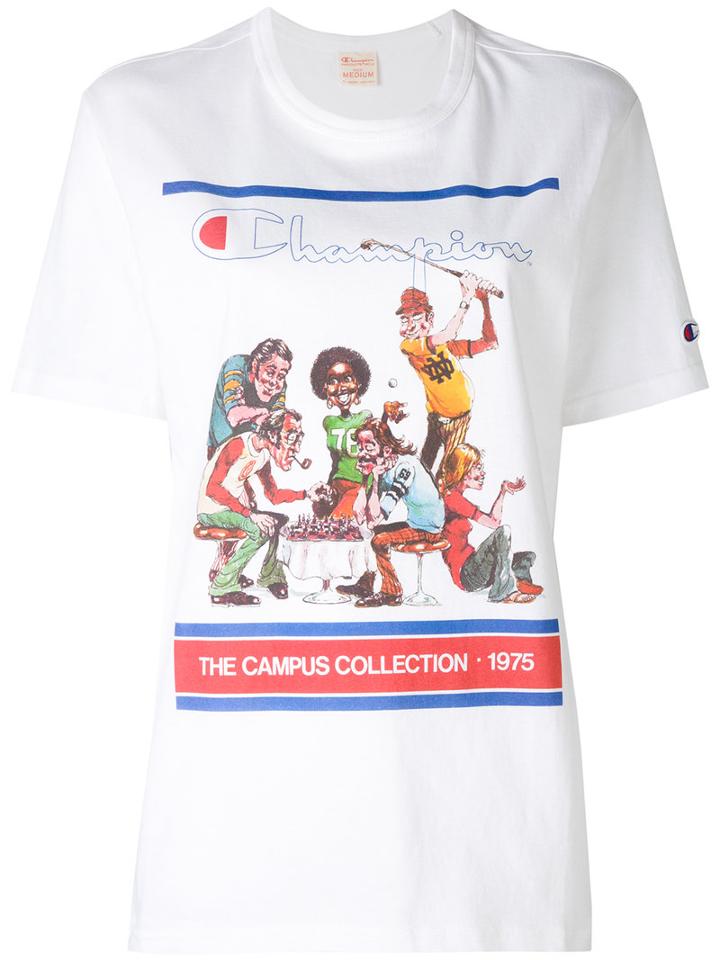 Champion - Campus Collection T-shirt - Men - Cotton - S, White, Cotton