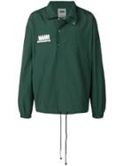 Wwwm Logo Drawstring Jacket - Green