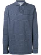 Danolis Printed Polo Shirt, Men's, Size: 40, Blue, Cotton