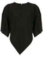 Reinaldo Lourenço Asymmetric Blouse - Black