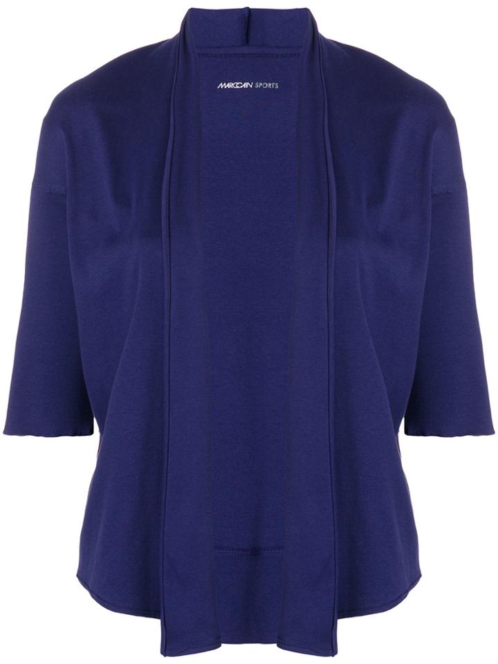 Marc Cain Open Front Cardigan - Pink & Purple