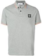 Stone Island Classic Brand Polo Shirt - Grey