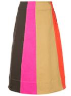 Marni Striped Midi Skirt - Multicolour