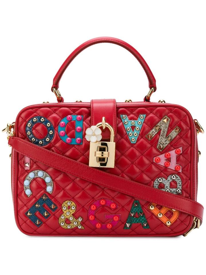 Dolce & Gabbana Dolce Shoulder Bag - Red