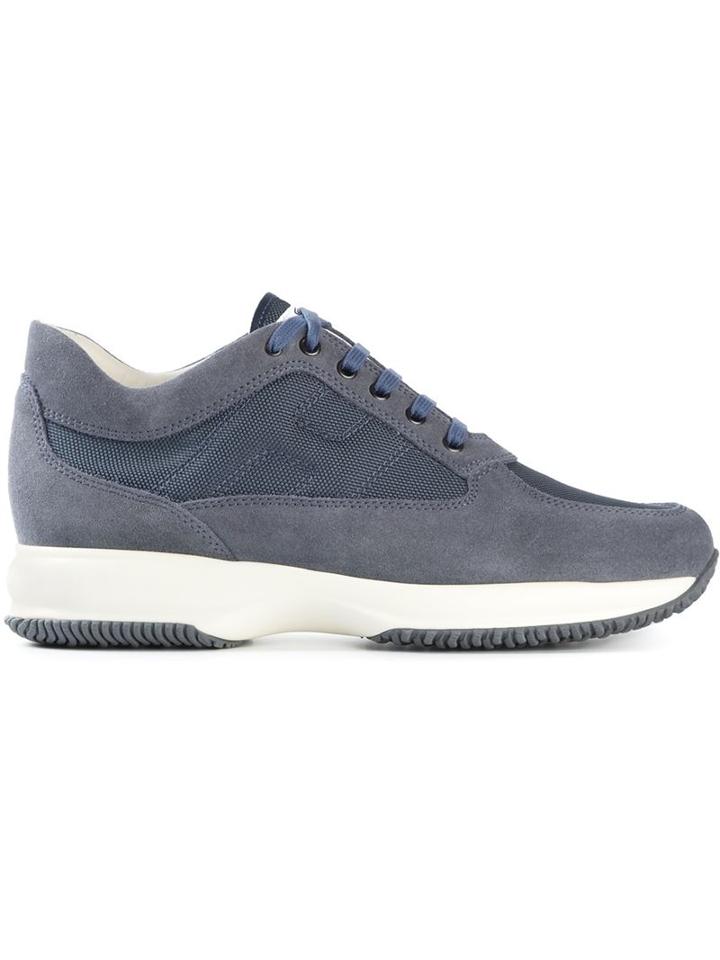 Hogan Lace-up Panel Trainers