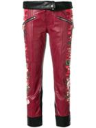 Dsquared2 Printed Leather Trousers