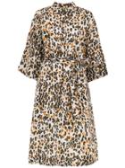 Sissa Onça Pintada Dress - Brown