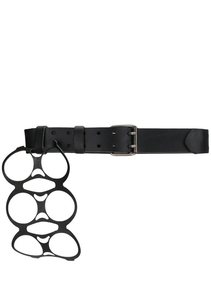 Raf Simons Classic Buckle Belt - Black