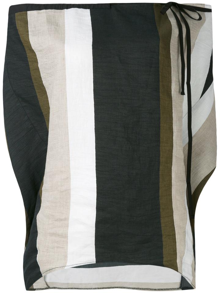Reality Studio - Oki Blouse - Women - Linen/flax/polyamide/viscose - M, Black, Linen/flax/polyamide/viscose
