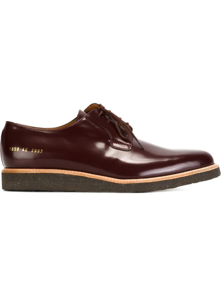 Common Projects Classic Lace-up Shoes - Red