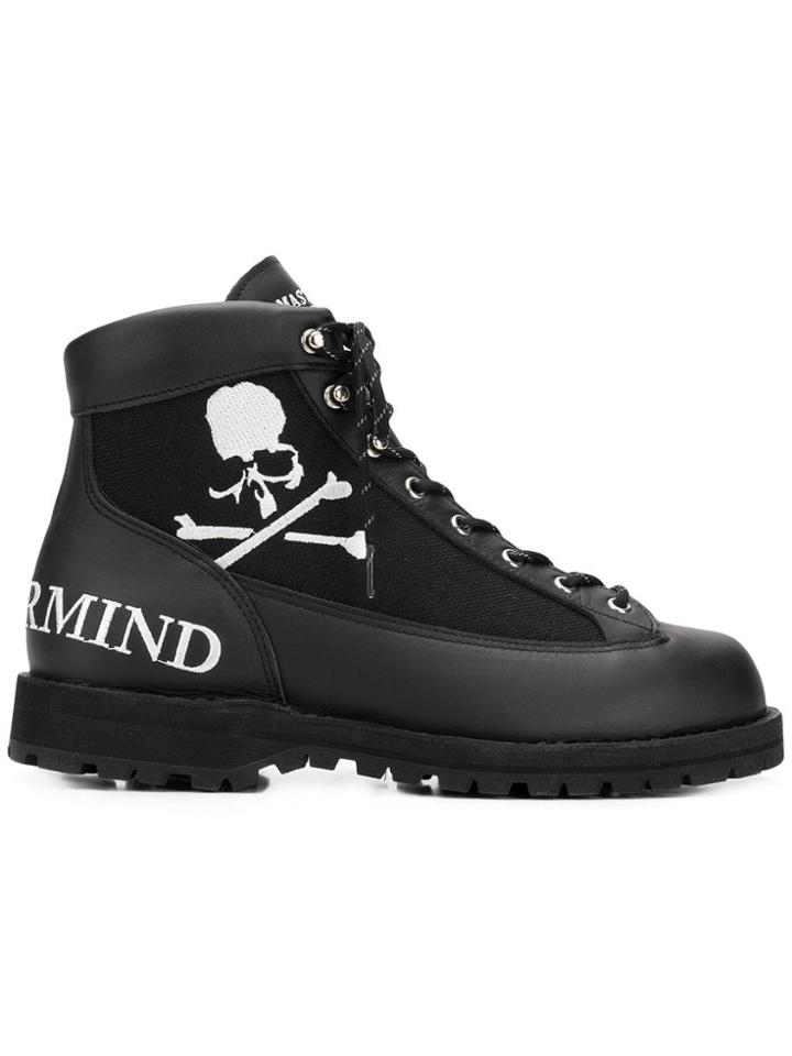 Mastermind Japan Combat Ridged Boots - Black