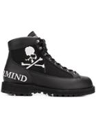 Mastermind Japan Combat Ridged Boots - Black