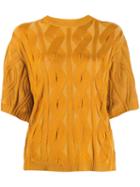 Chloé Cable Knit Sweater - Yellow