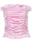 Neith Nyer Ruched Top - Pink & Purple
