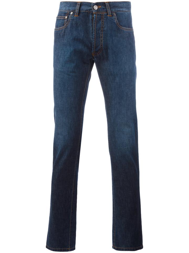 Brioni Straight-leg Jeans - Blue