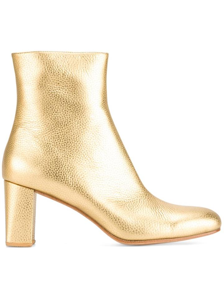 Maryam Nassir Zadeh Metallic Ankle Boots