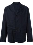 Marni Contrast Stripe Jacket, Men's, Size: 48, Blue, Virgin Wool