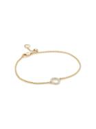 Monica Vinader Riva Mini Circle Diamond Bracelet - Gold