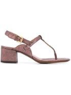 L'autre Chose T-bar Sandals - Pink