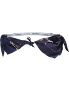 Yoshio Kubo - Eagle Print Handkerchief Belt - Unisex - Silk - One Size, Silk