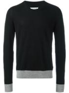 Maison Margiela Elbow Patch Sweater, Men's, Size: Xl, Black, Linen/flax/wool/calf Leather