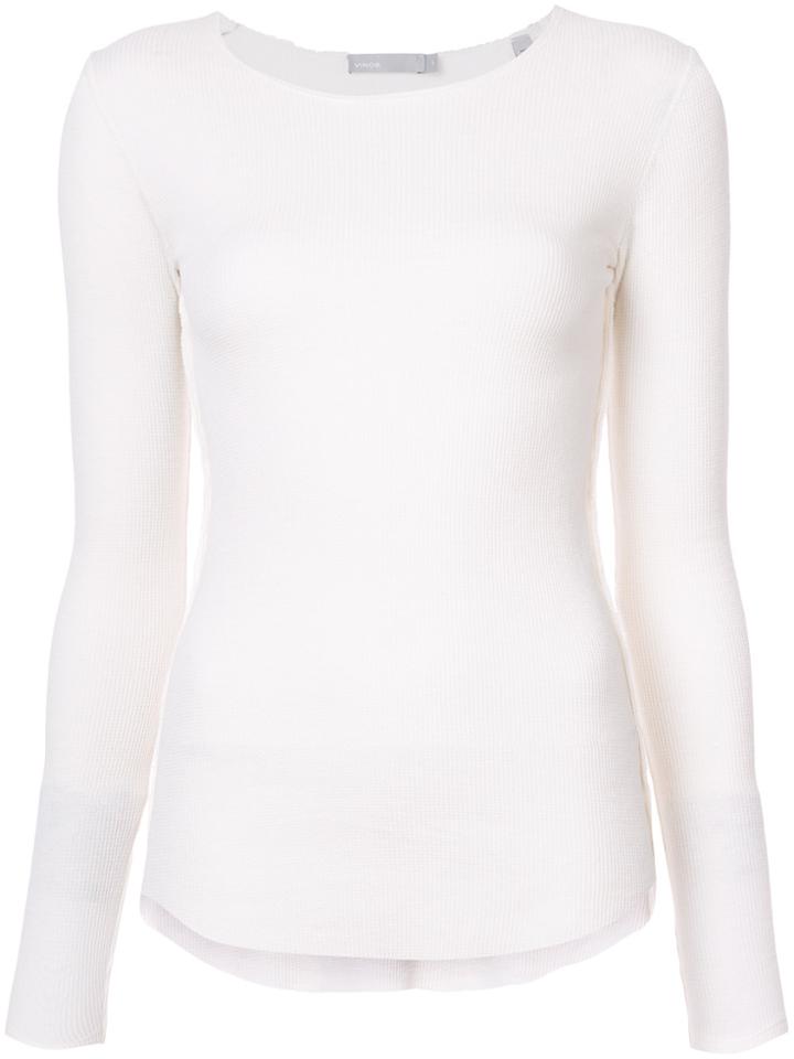 Vince Long Sleeve Top - White