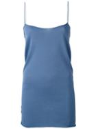 Lucio Vanotti Cami Top, Women's, Size: Xs, Blue, Viscose/polyamide