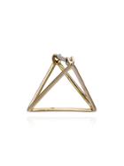 Shihara 15mm Triangle Earring - Metallic