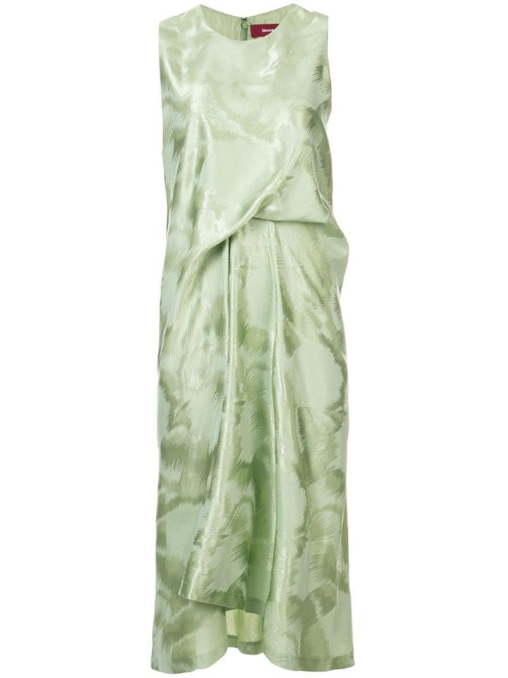 Sies Marjan Brushed Gathered Dress - Sage