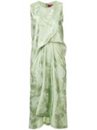 Sies Marjan Brushed Gathered Dress - Sage