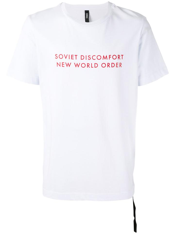 Omc - Classic T-shirt - Unisex - Cotton - Xs, White, Cotton