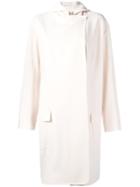 Acne Studios Large Lapel Coat, Women's, Size: 36, Nude/neutrals, Cotton/viscose/wool