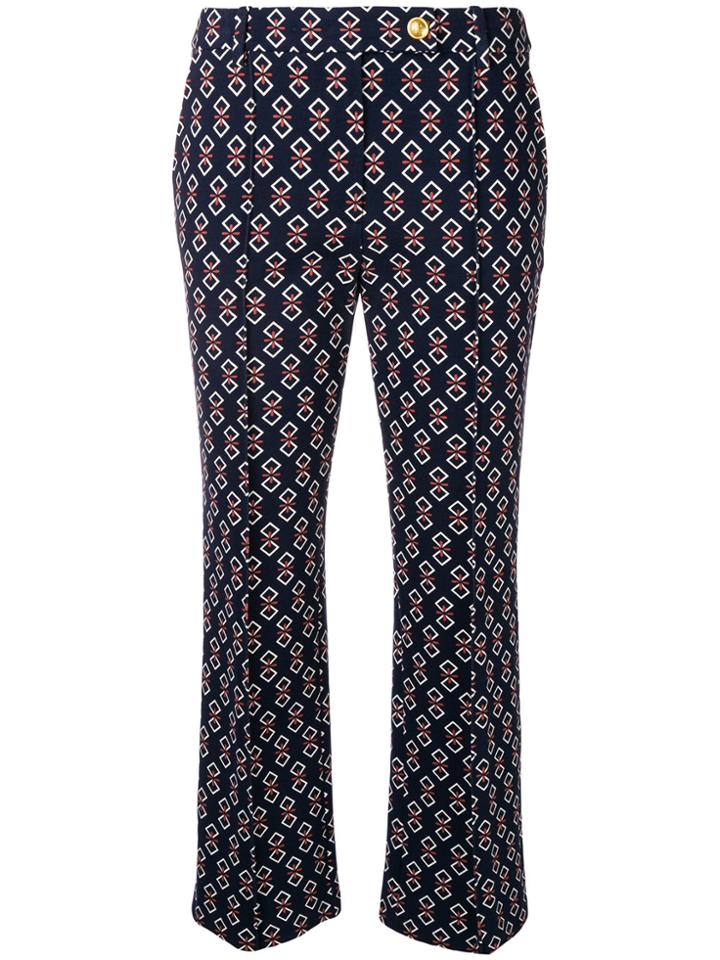 Tory Burch Sara Tailored Trousers - Blue