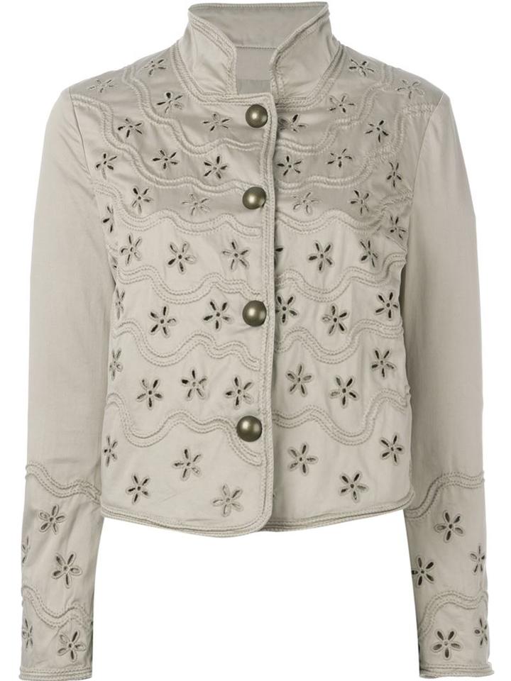 Ermanno Scervino Floral Eyelet Jacket