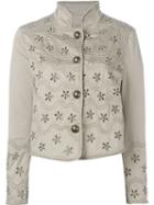 Ermanno Scervino Floral Eyelet Jacket