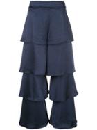 Alexis Layered Trousers - Blue