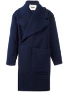 Alex Mullins 'studio' Coat, Men's, Size: Medium, Blue, Cotton/nylon/acetate/merino