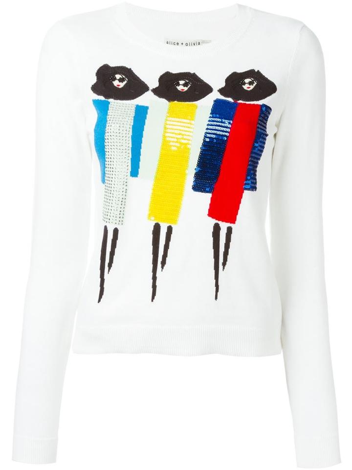 Alice+olivia 'triple Threat Stacey' Sweater