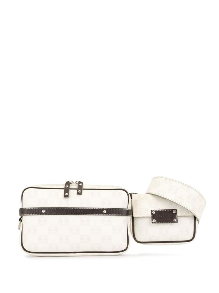 Loewe Pre-owned Anagram Belt Bag - White