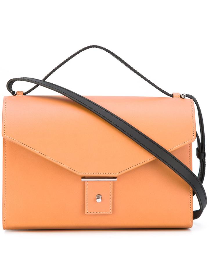 Pb 0110 Foldover Shoulder Bag - Brown