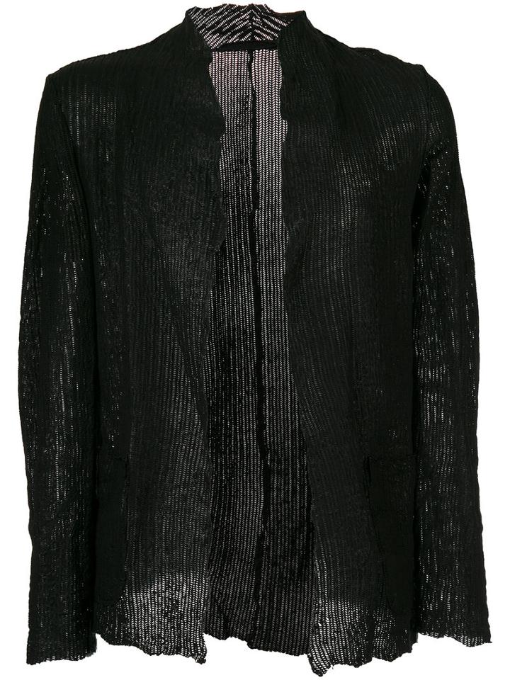 Salvatore Santoro - Embossed Jacket - Men - Cotton - 48, Black, Cotton