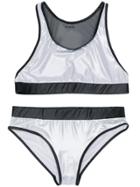 Andorine Metallic Bikini Set - Grey