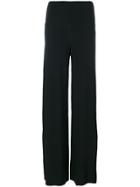 Norma Kamali Wide-legged Trousers - Black