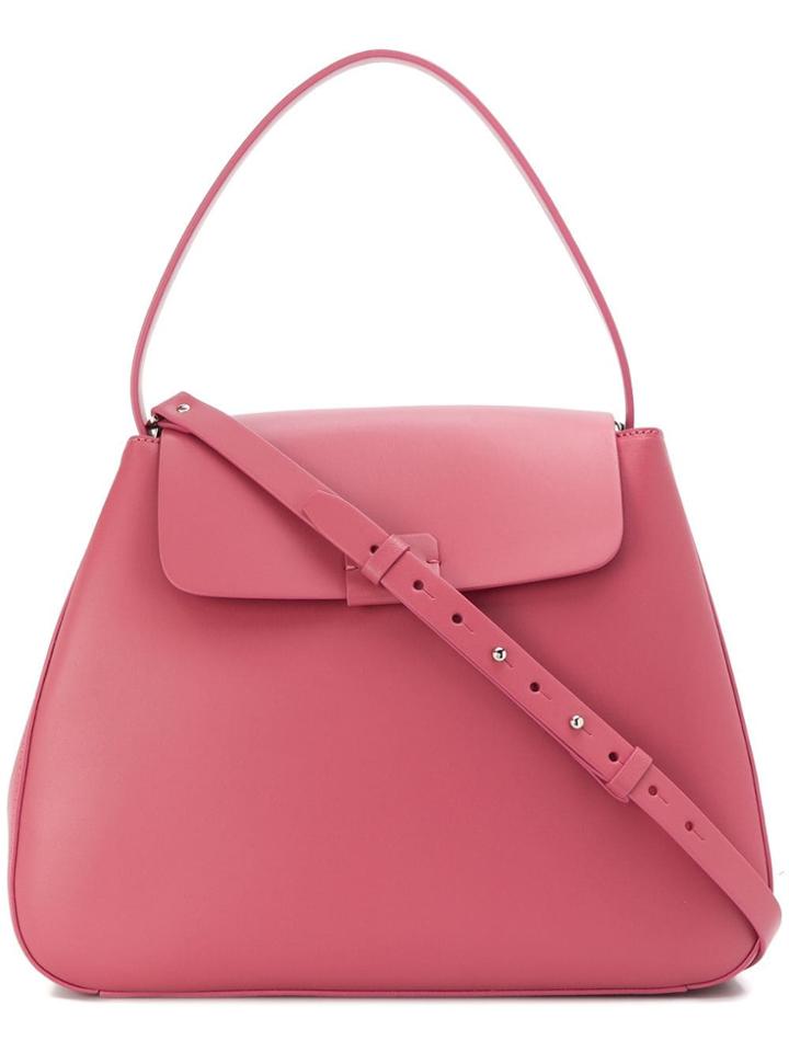 Nico Giani Large Foldover Tote - Pink & Purple