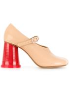 Mm6 Maison Margiela Block Heel Pumps - Nude & Neutrals